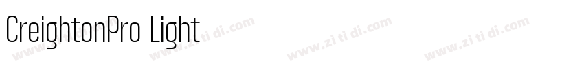 CreightonPro Light字体转换